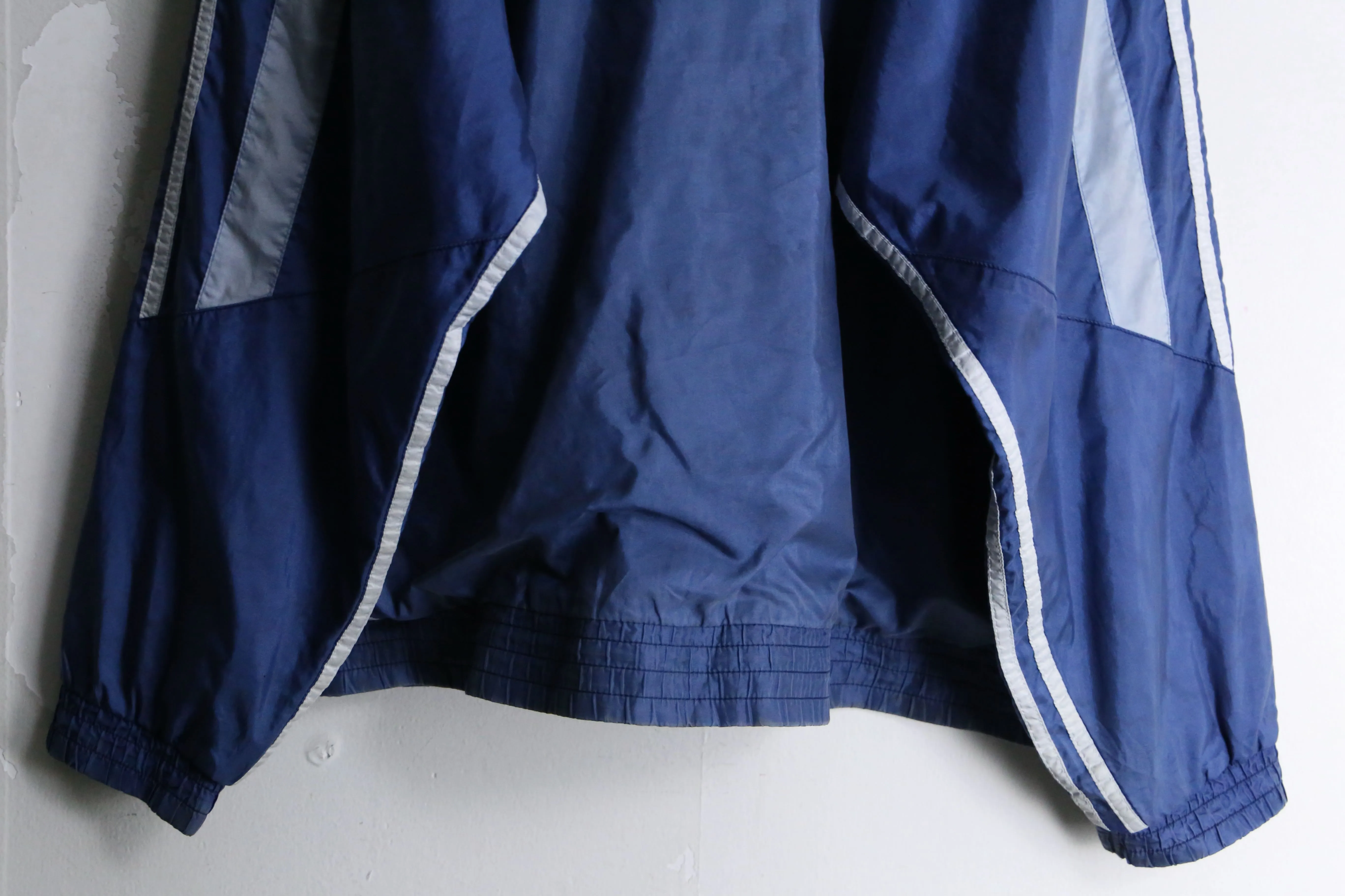 80’s "adidas" blue zip up track jacket
