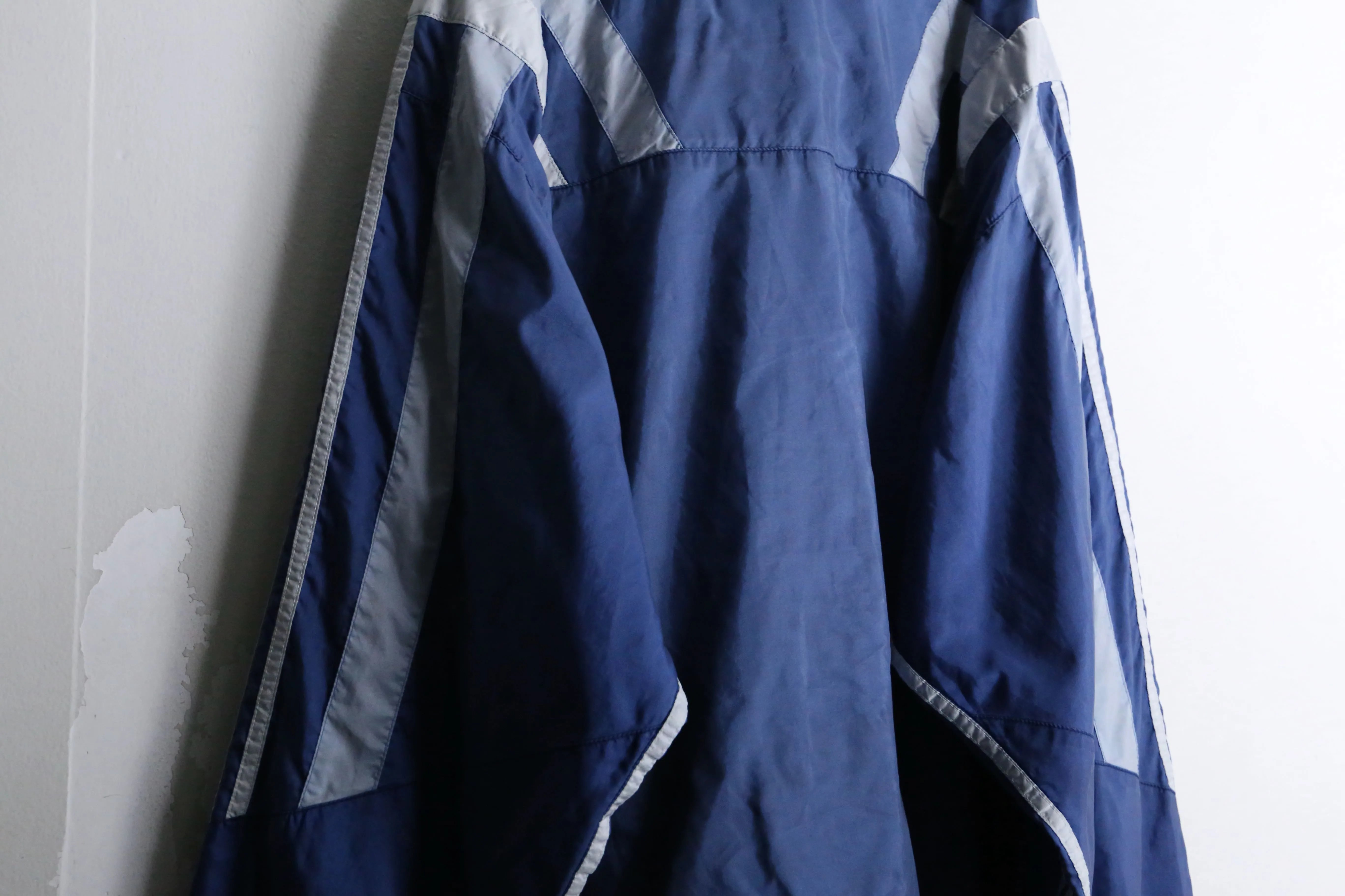 80’s "adidas" blue zip up track jacket