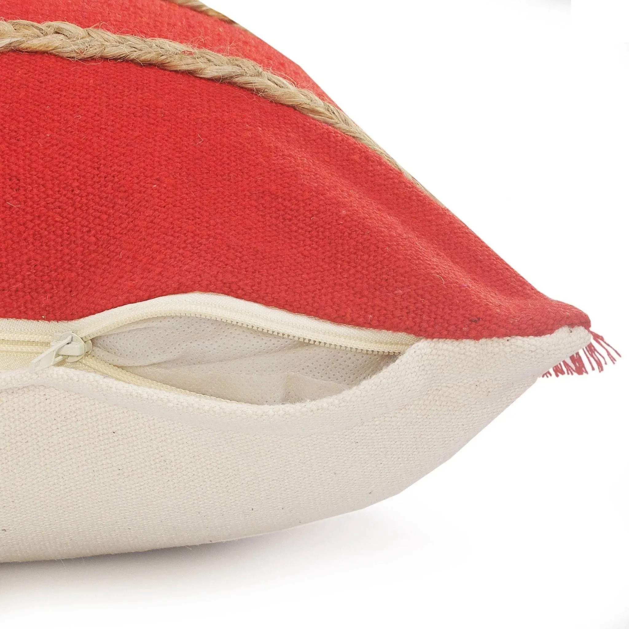 Cape Cod Lr07659 Red/Tan Pillow