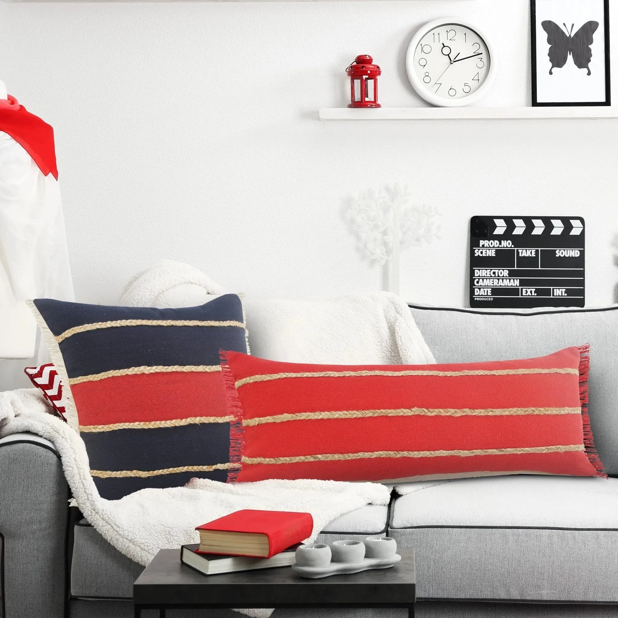 Cape Cod Lr07659 Red/Tan Pillow