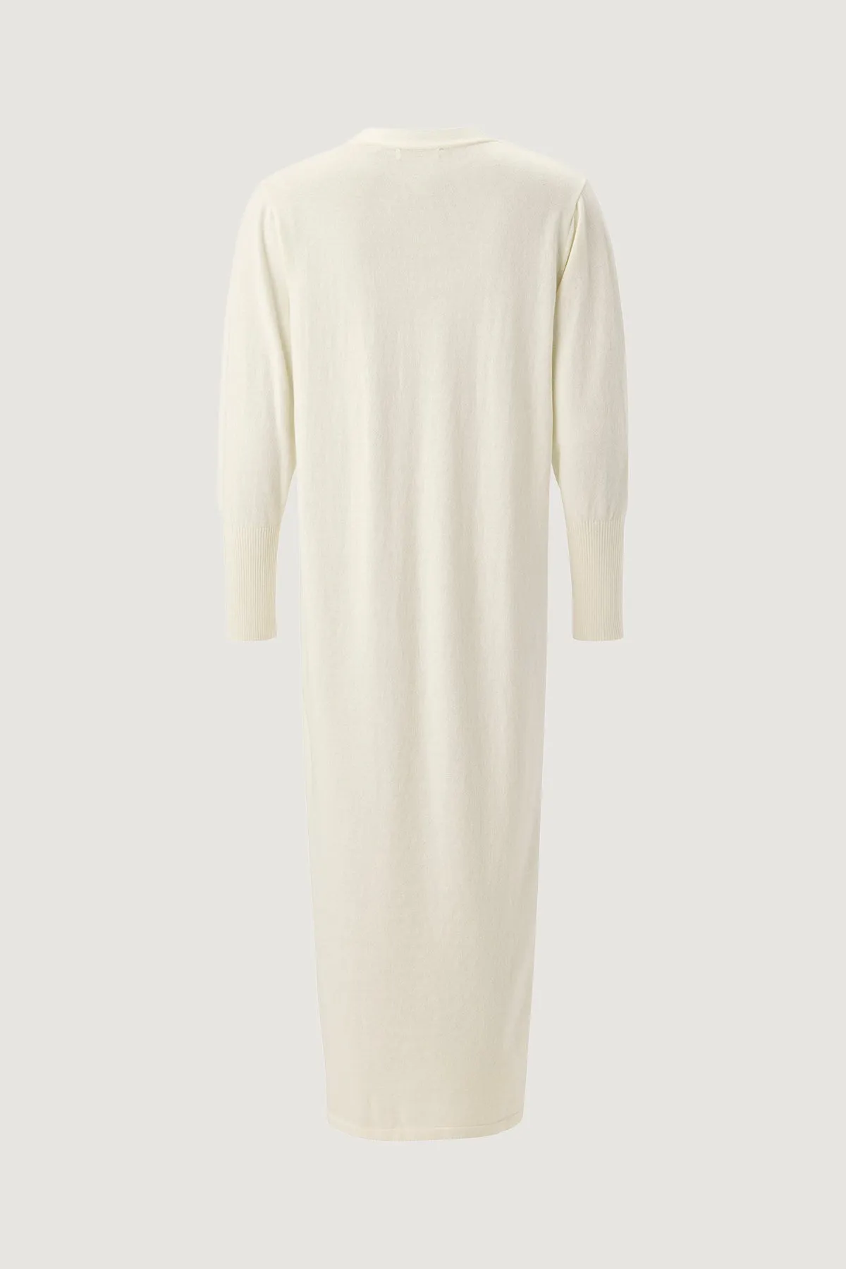 Cashmere Blend Long Cardigan - Offwhite