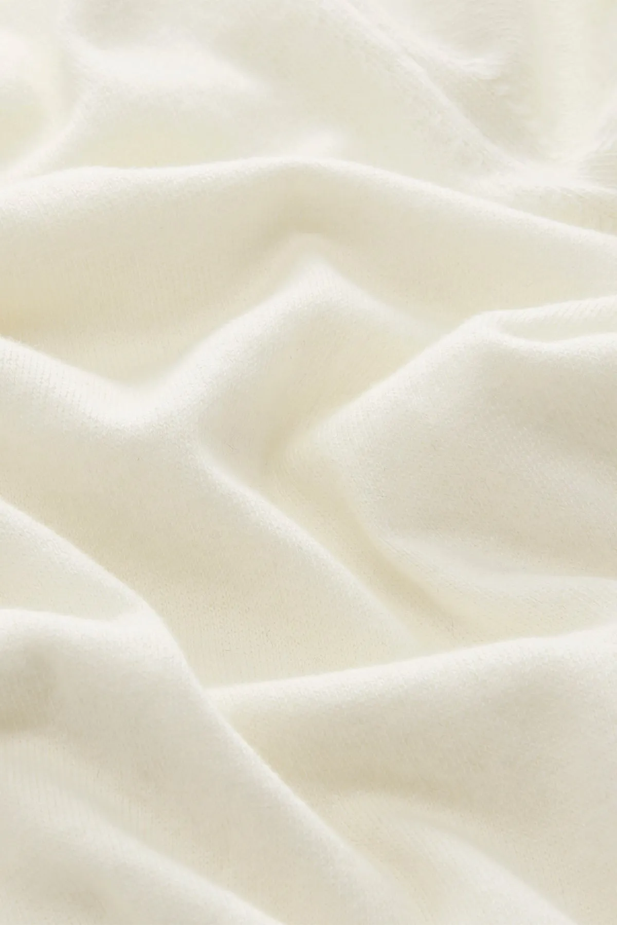 Cashmere Blend Long Cardigan - Offwhite
