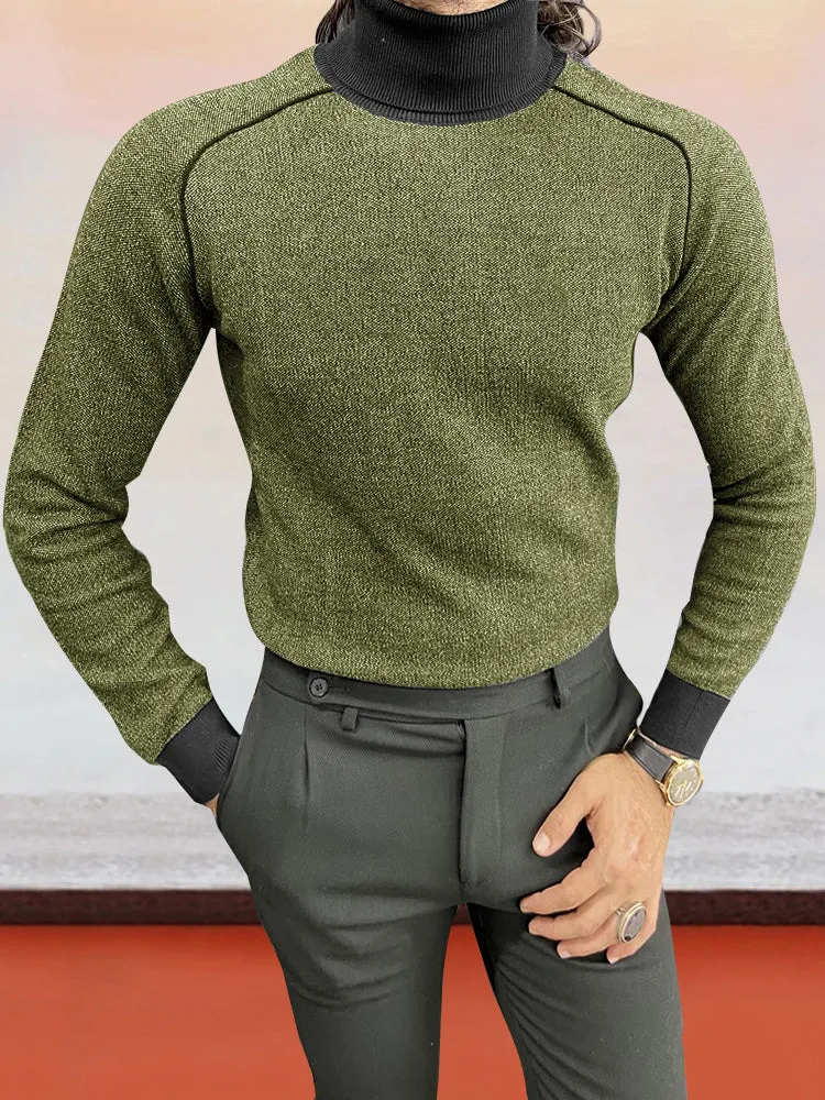 Casual Turtleneck Pullover Sweater