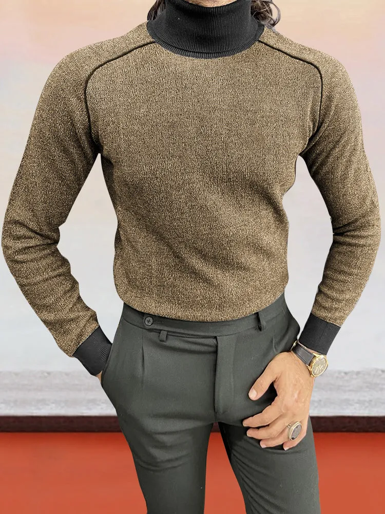 Casual Turtleneck Pullover Sweater