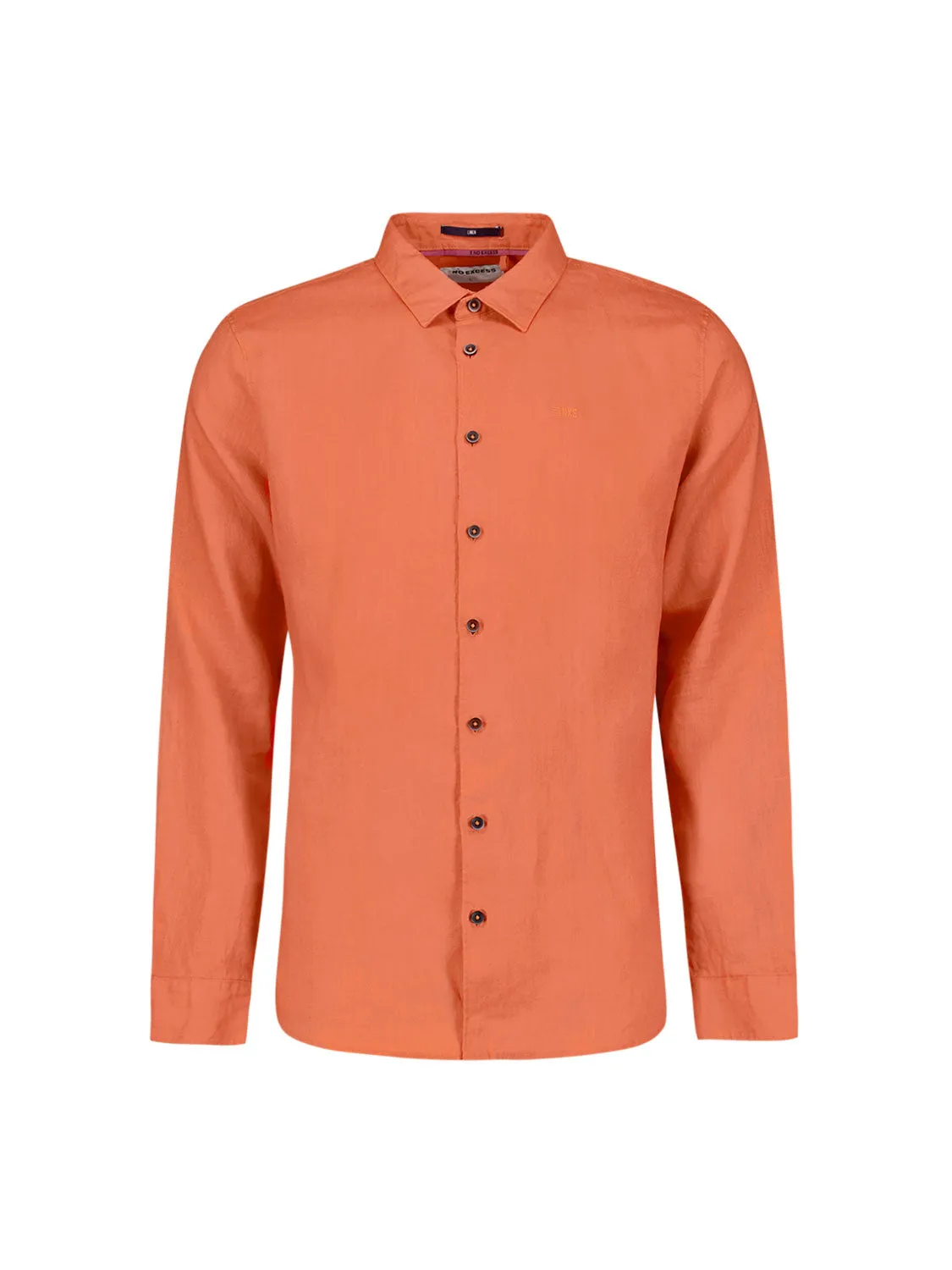 Classic Linen Shirt: Melon