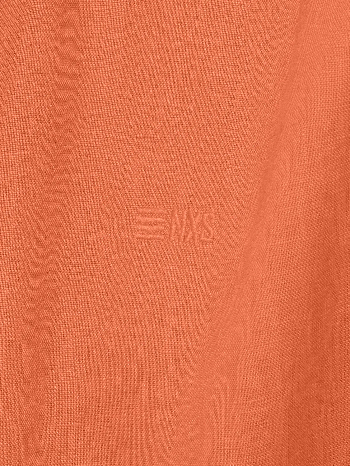 Classic Linen Shirt: Melon