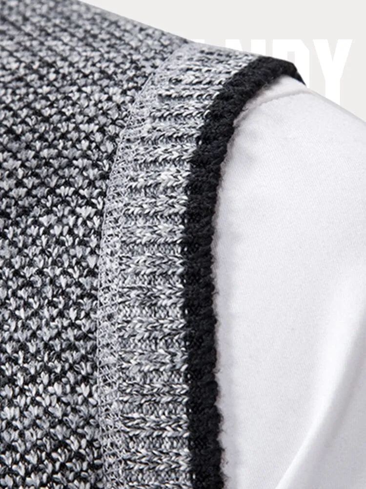 Classic Turtleneck Zipper Sweater Vest