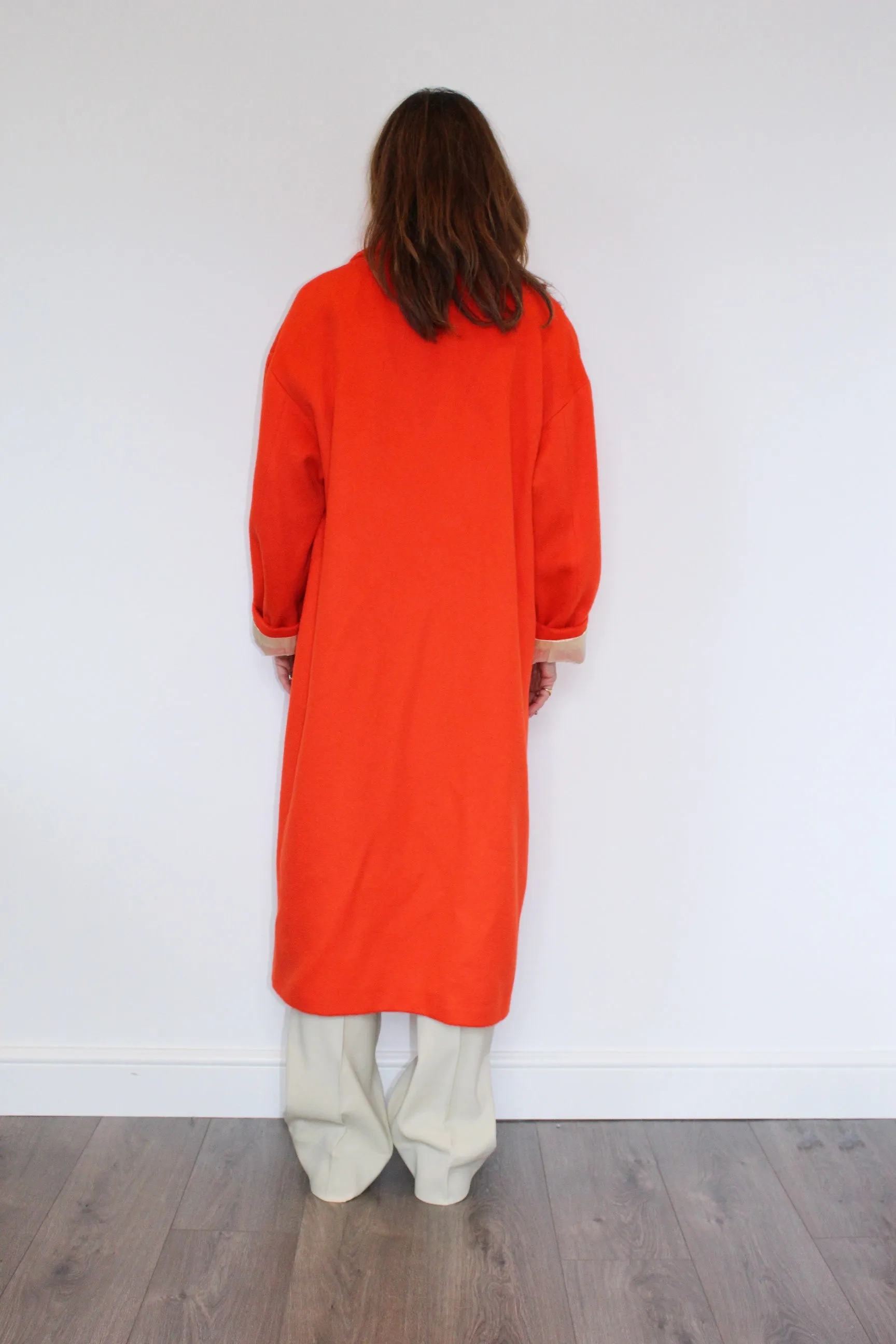 GG Bertina Coat in Tangerine Tango