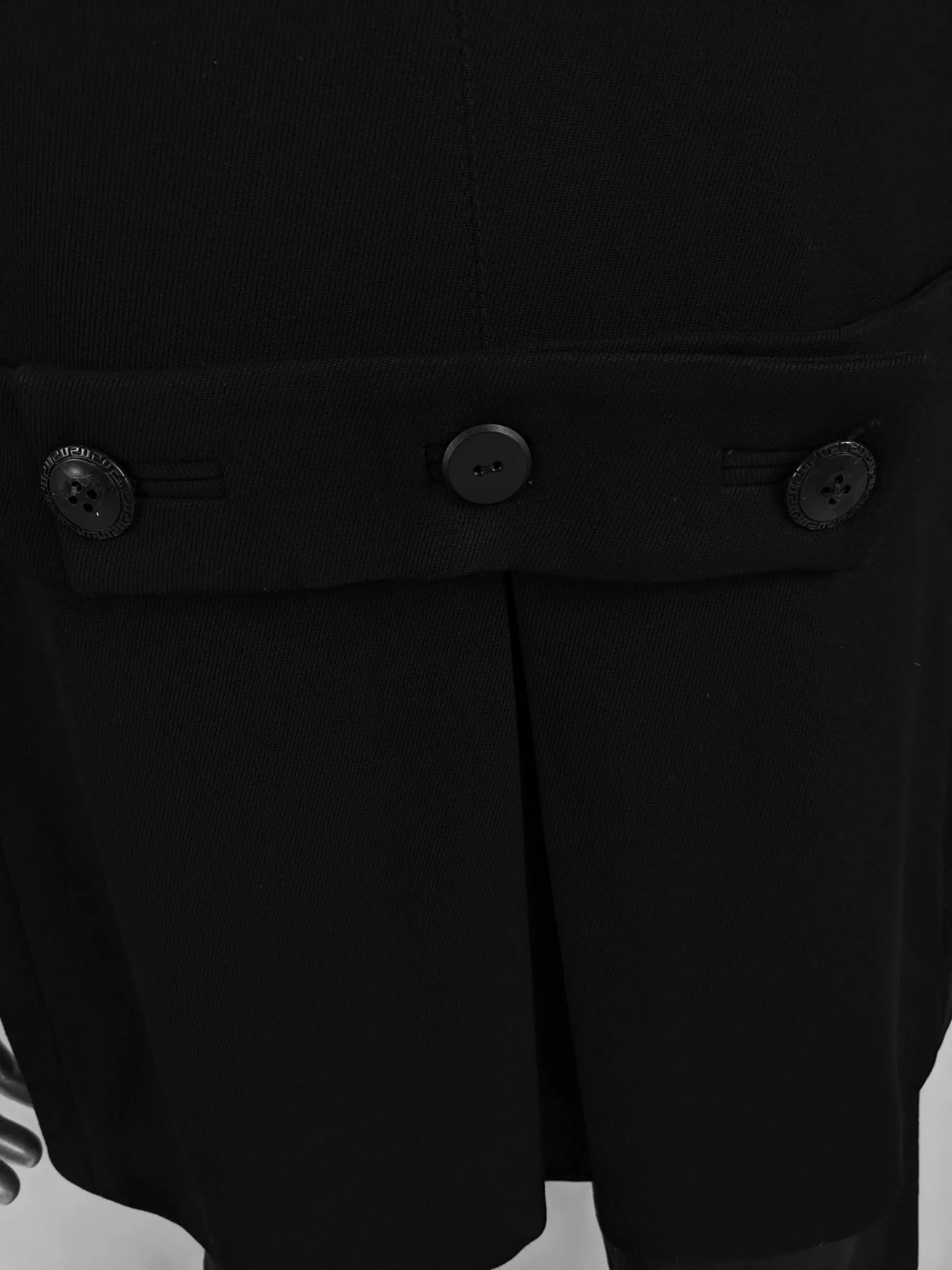 Gianni Versace Vintage Mens Epaulette Military Style Jacket, 1990s