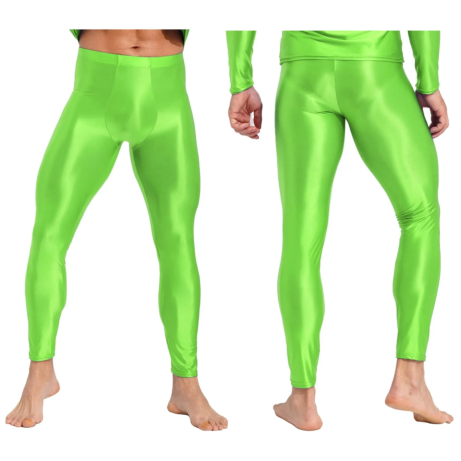 Glossy Semi-Transparent Men's Hot Pants