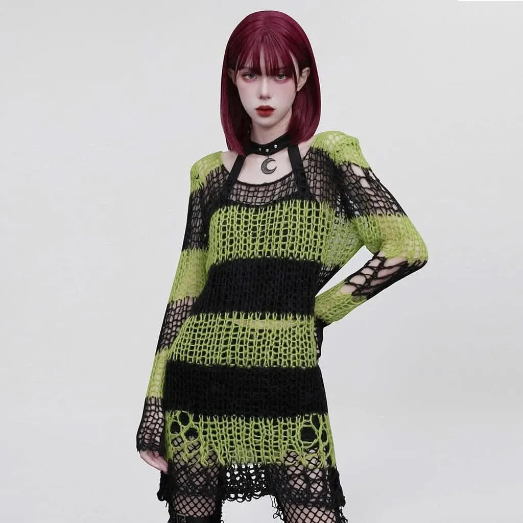 Killing Eve Distressed Sweater (Green)