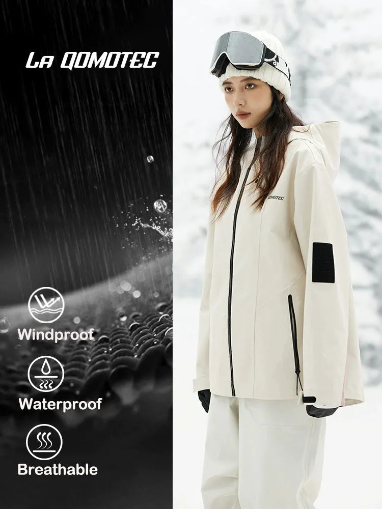 LA QOMOTEC Ivory 3L Snowboarding&Skiing Suit