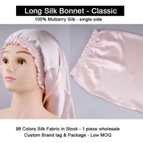 Long Silk Bonnet - Classic - custom and wholesale