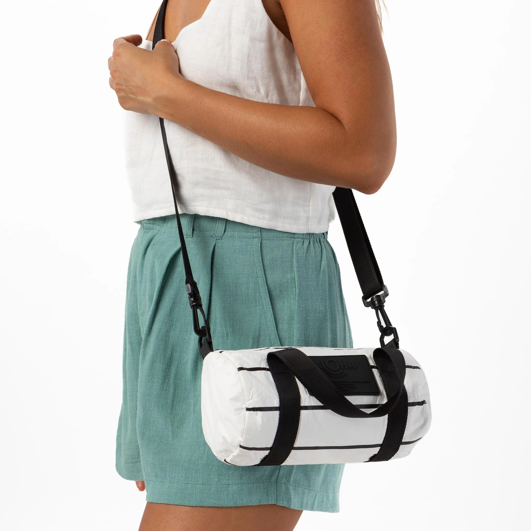 Mini Mini Duffle | Pinstripe