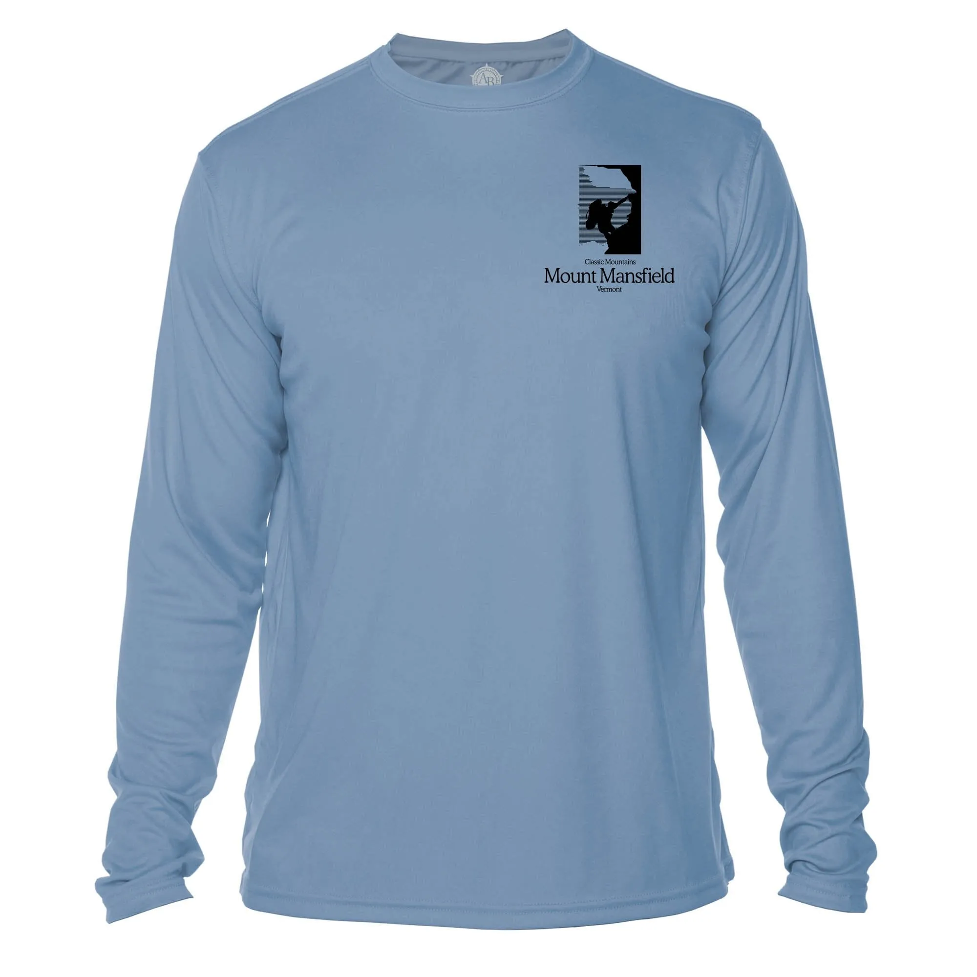 Mount Mansfield Classic Mountain Long Sleeve Microfiber Men's T-Shirt