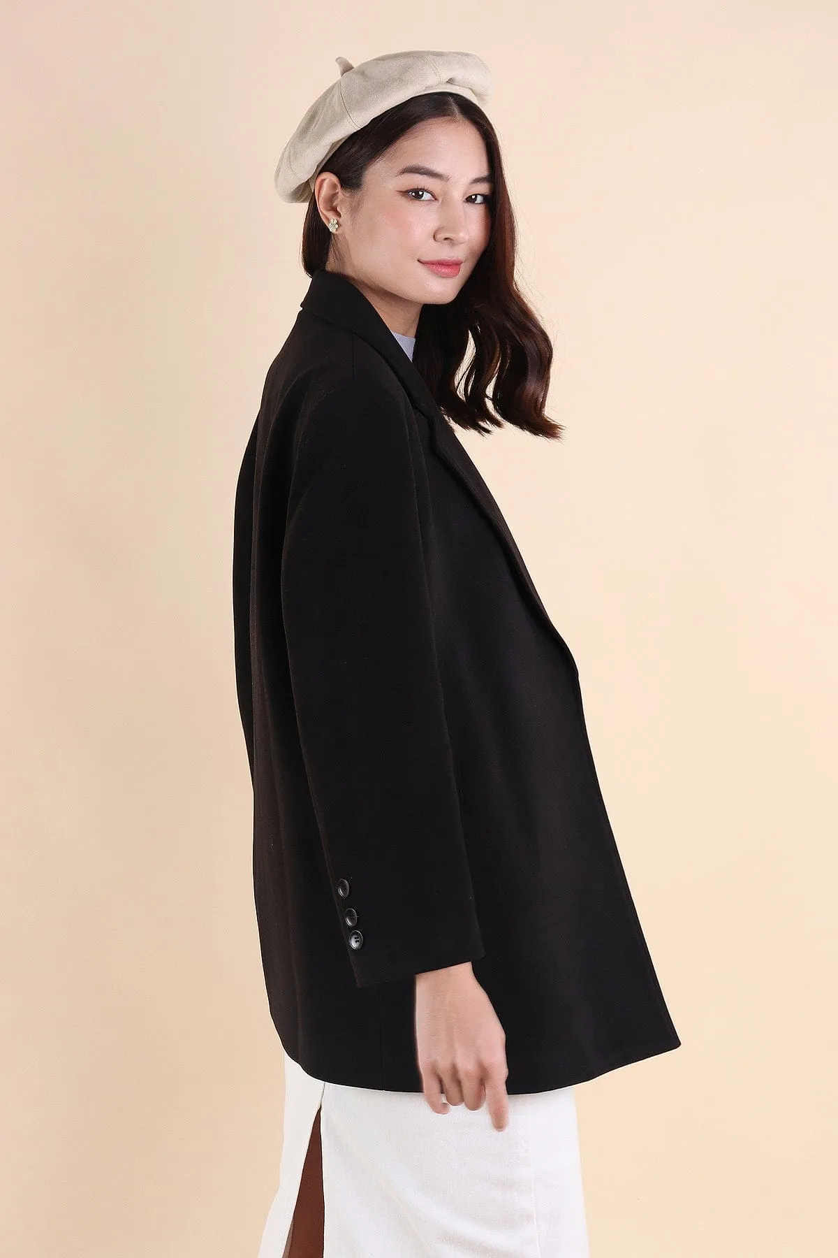 NARNIA WINTER COAT IN BLACK