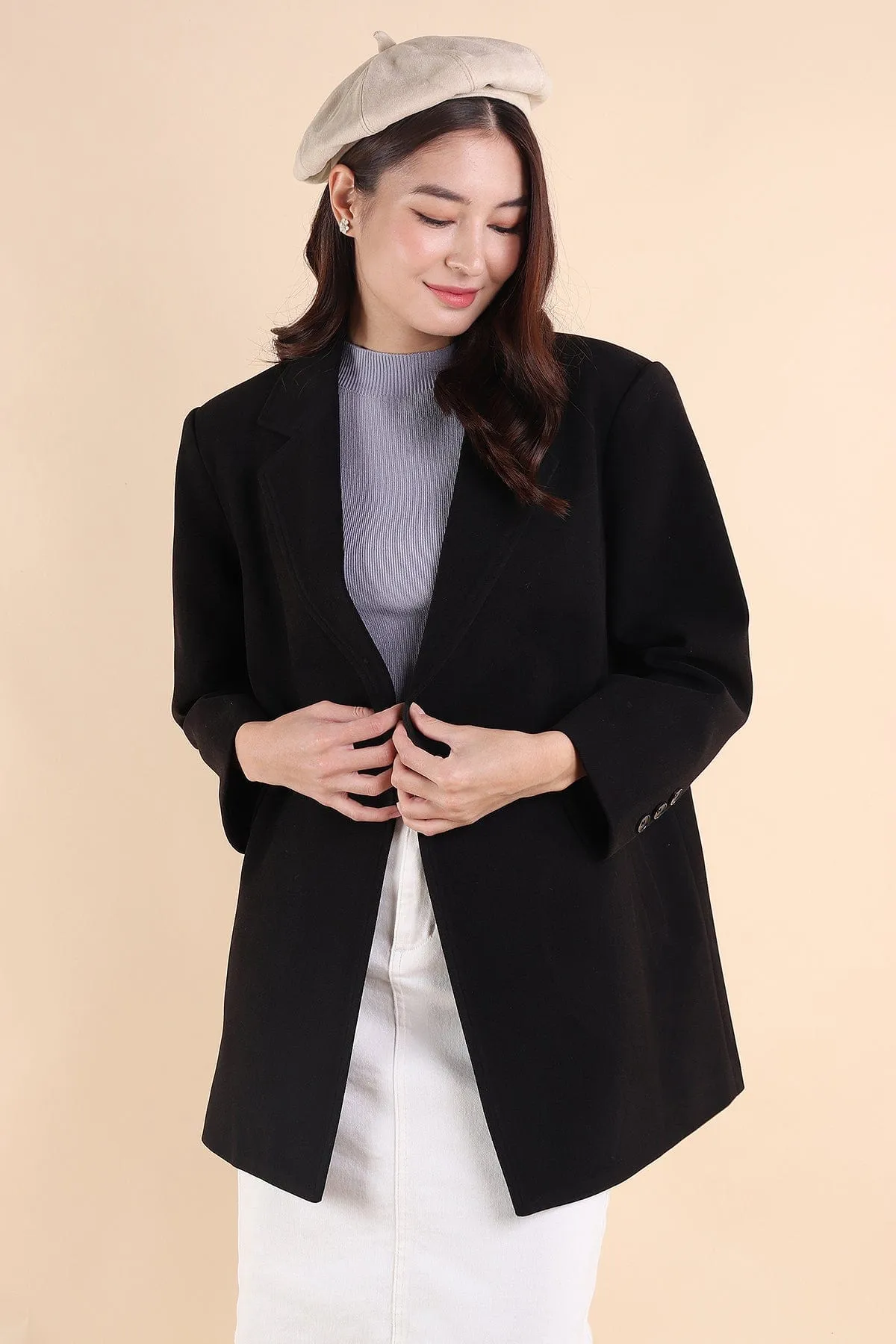 NARNIA WINTER COAT IN BLACK