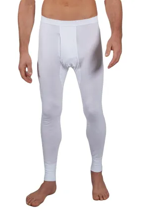 Organic Cotton Thermal Long Johns - White