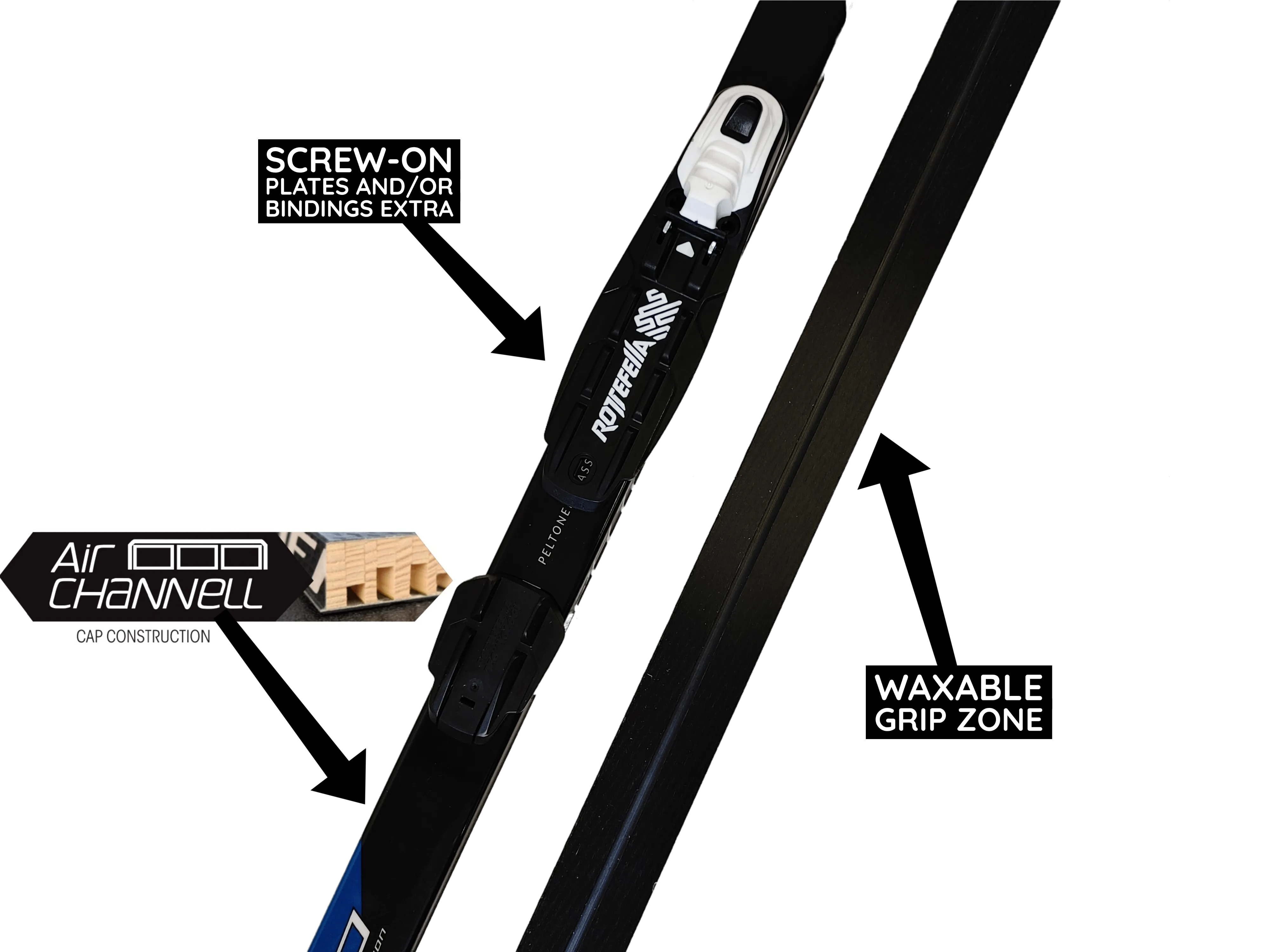 Peltonen Delta Waxable Classic Skis CLEARANCE