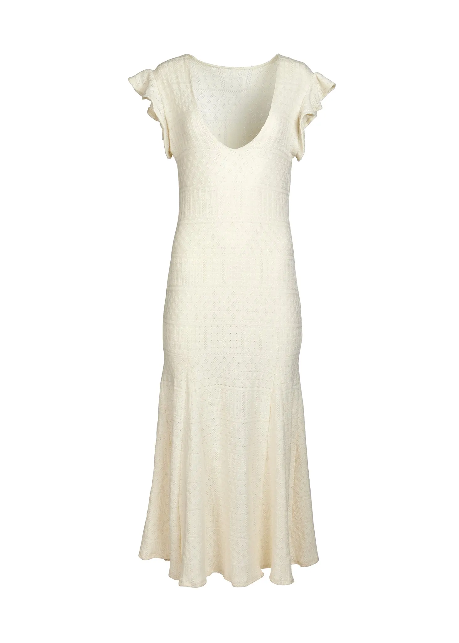 Pointelle Knit Dress