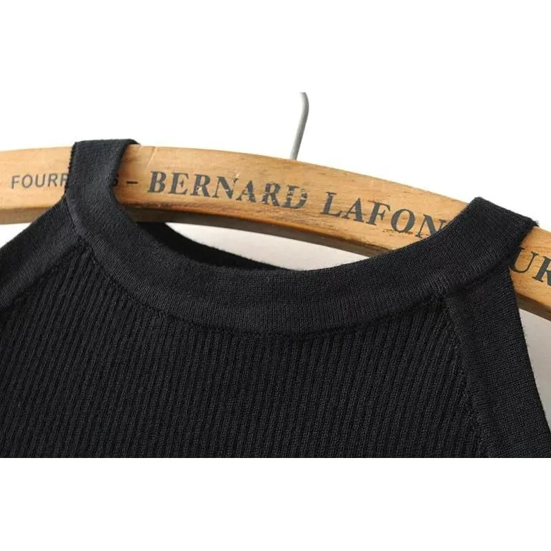 Sexy Off Shoulder Slim Crop Top Long Sleeve Shirt