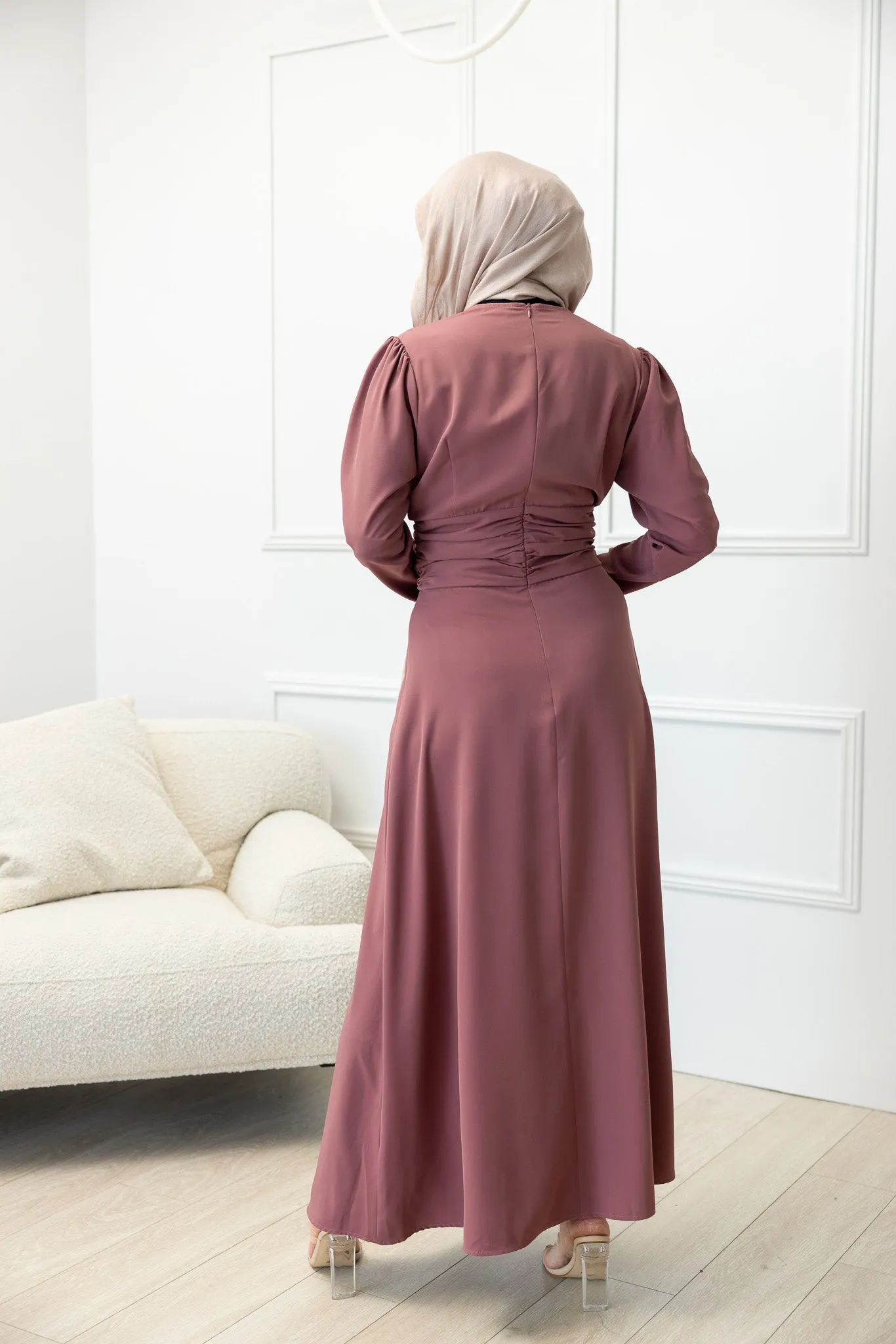 The Crescent Jarita Waist Detail Maxi Dress