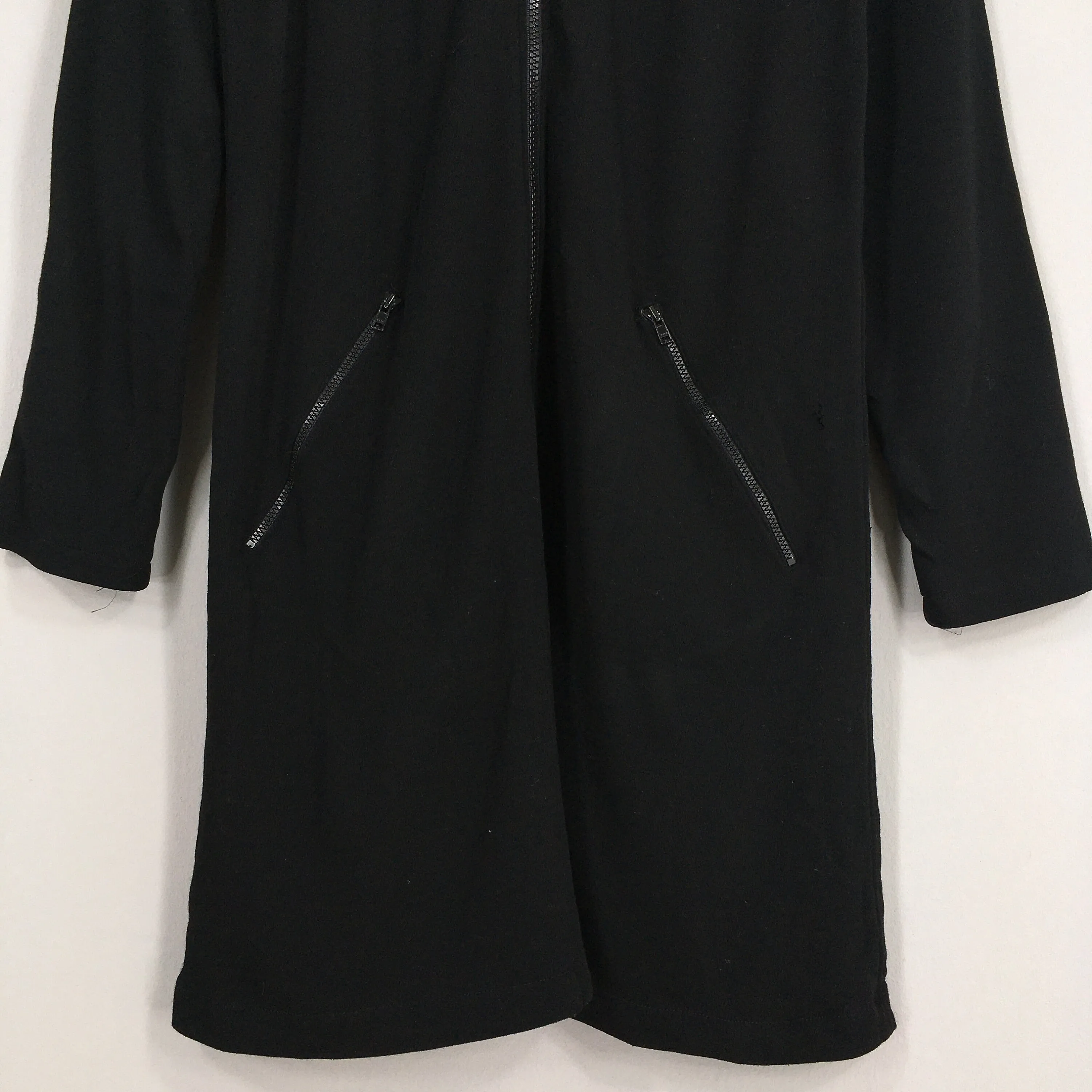 Ys Yohji Yamamoto Women Dress Coat Jacket Black XSmall